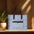 Blue Premium Handwoven Hand Bag For Women