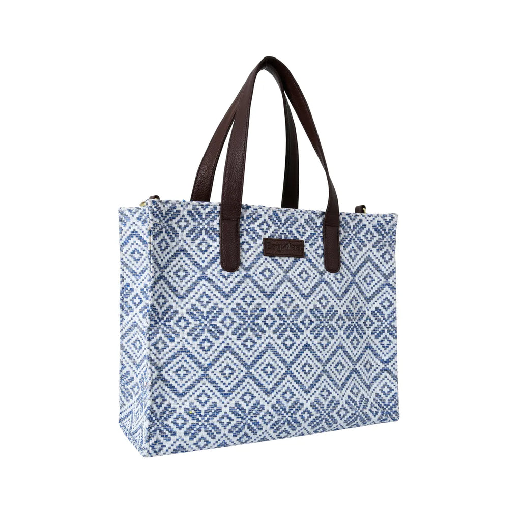 Blue Premium Handwoven Hand Bag For Women