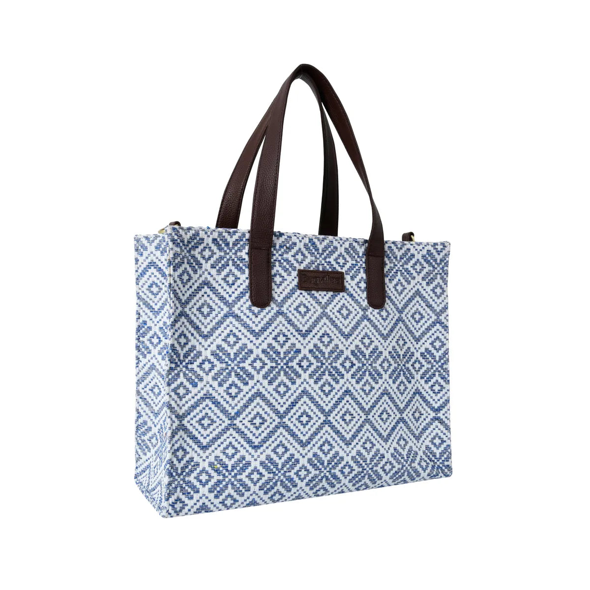 Blue Premium Handwoven Hand Bag For Women
