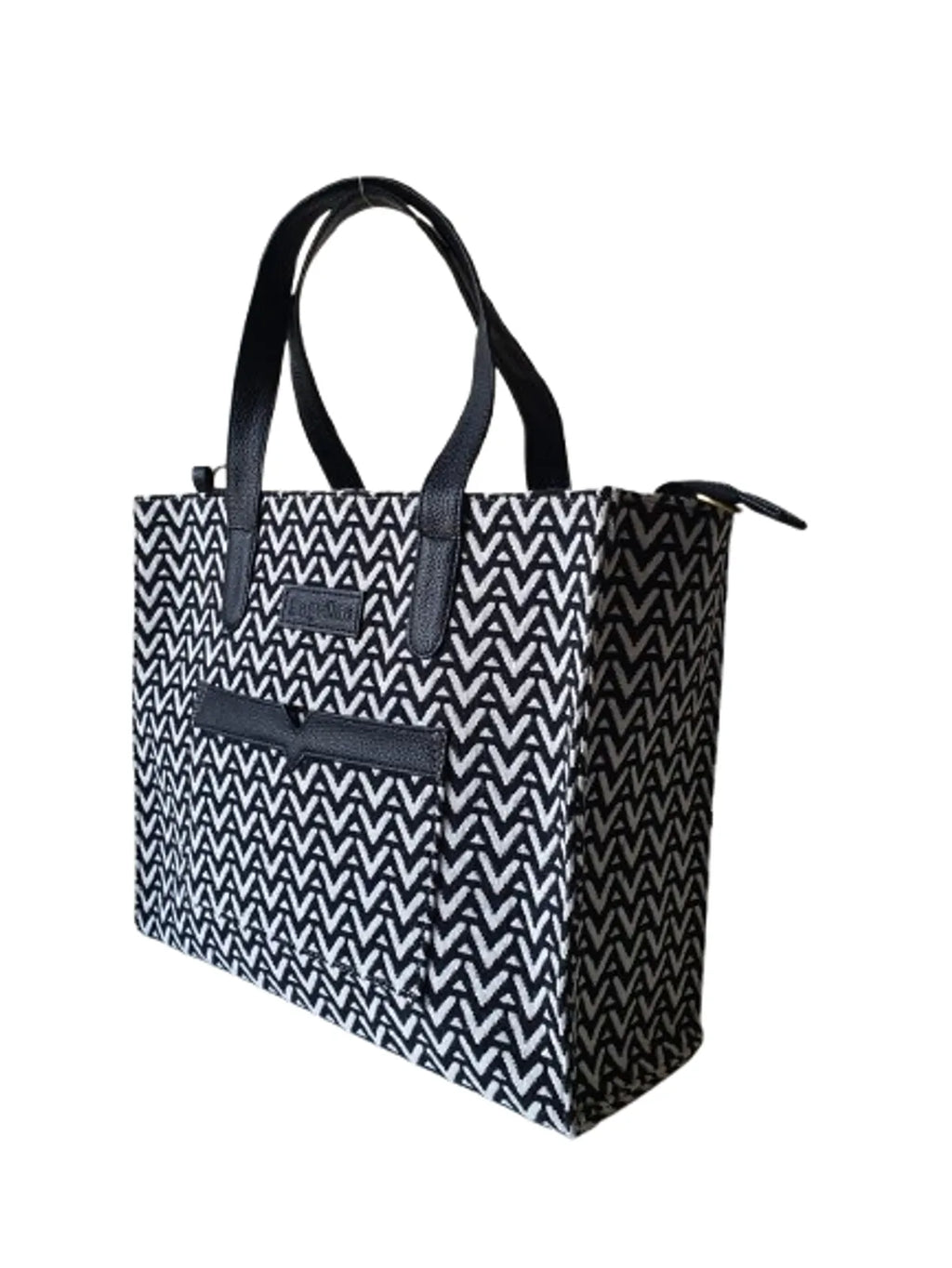 Black Premium Patterned Hand Bag For Women