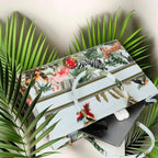 White Bird Print Customize Hand Bag For Women