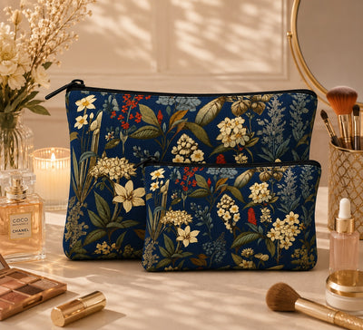 Botanical Bloom Pouch Set Of 2 Pieces