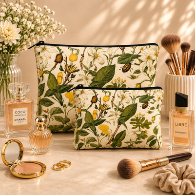 Botanical Bloom Pouch Set Of 2 Pieces