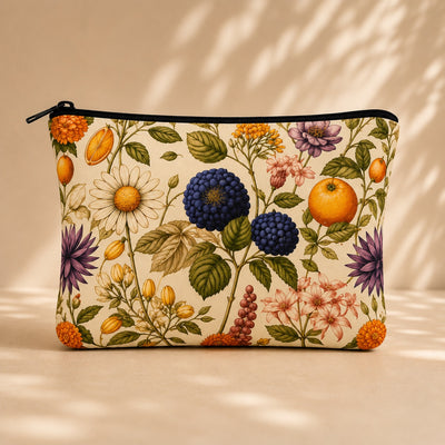Botanical Bloom Pouch Set Of 2 Pieces