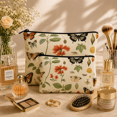 Botanical Bloom Pouch Set Of 2 Pieces