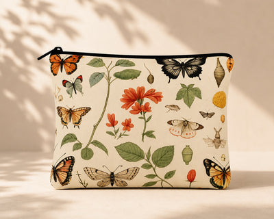 Botanical Bloom Pouch Set Of 2 Pieces