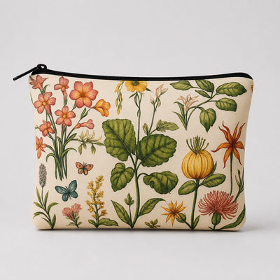 Botanical Bloom Pouch Set Of 2 Pieces