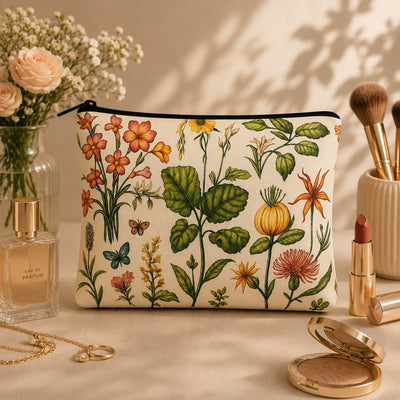 Botanical Bloom Pouch Set Of 2 Pieces