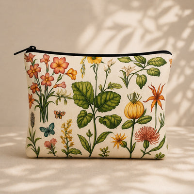 Botanical Bloom Pouch Set Of 2 Pieces