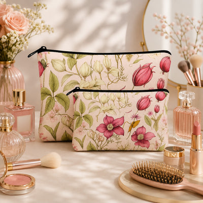 Botanical Bloom Pouch Set Of 2 Pieces