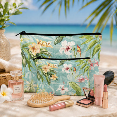 Floral Pouch Set Of 2 Pieces