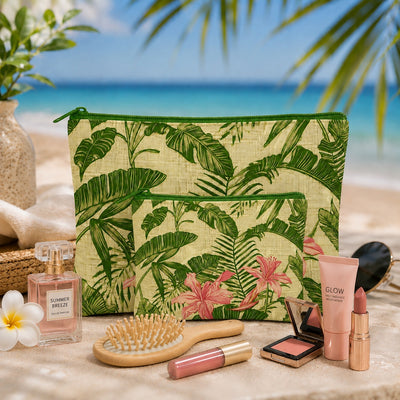 Floral Pouch Set Of 2 Pieces