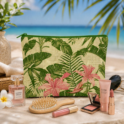 Floral Pouch Set Of 2 Pieces