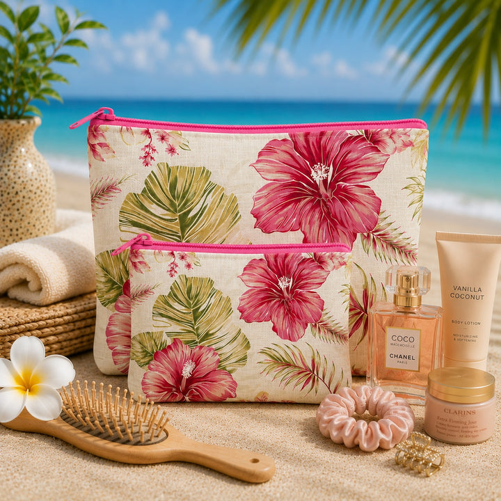 Floral Pouch Set Of 2 Pieces