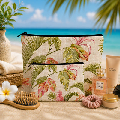 Floral Pouch Set Of 2 Pieces