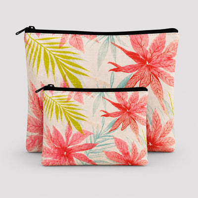 Floral Pouch Set Of 2 Pieces