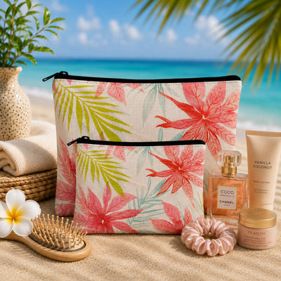 Floral Pouch Set Of 2 Pieces