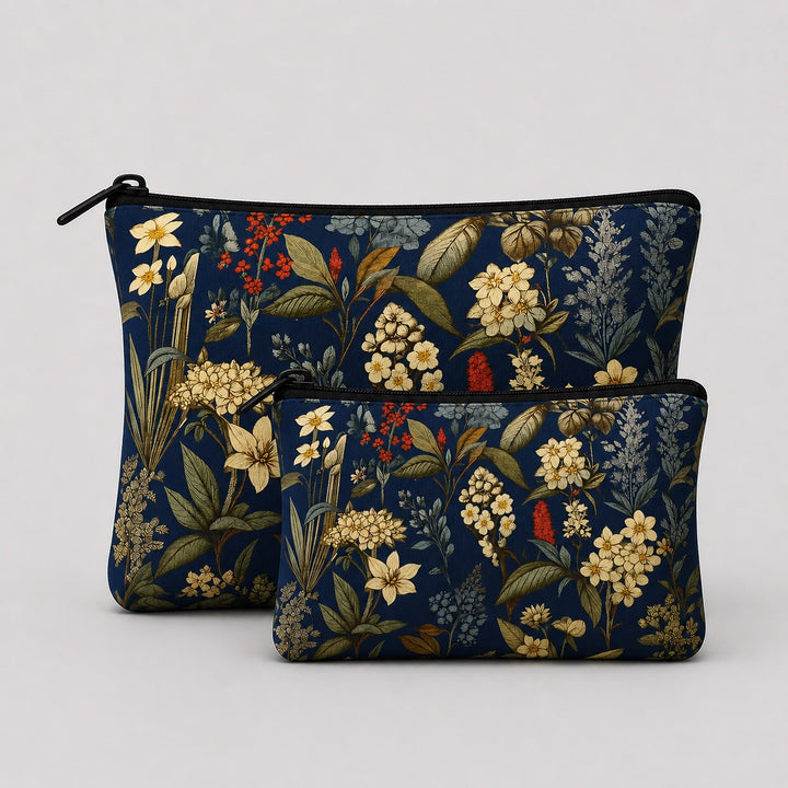 Botanical Bloom Pouch Set Of 2 Pieces