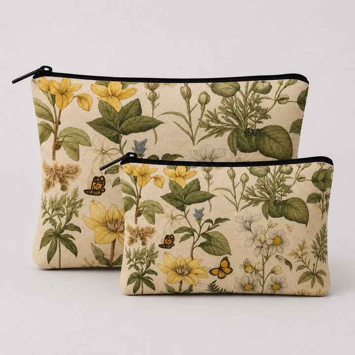 Botanical Bloom Pouch Set Of 2 Pieces