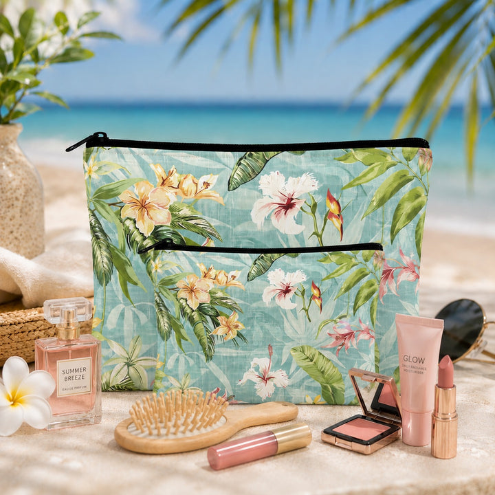 Floral Pouch Set Of 2 Pieces